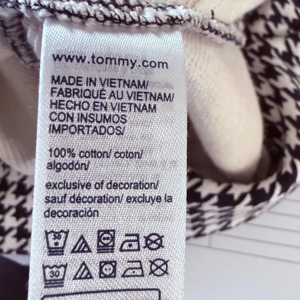 Tommy Hilfiger Houndstooth Hoodie Size Small - Picture 13 of 14